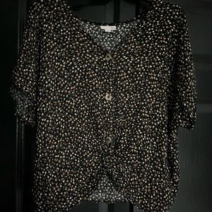 Women’s XL SO Black Multi-colored top